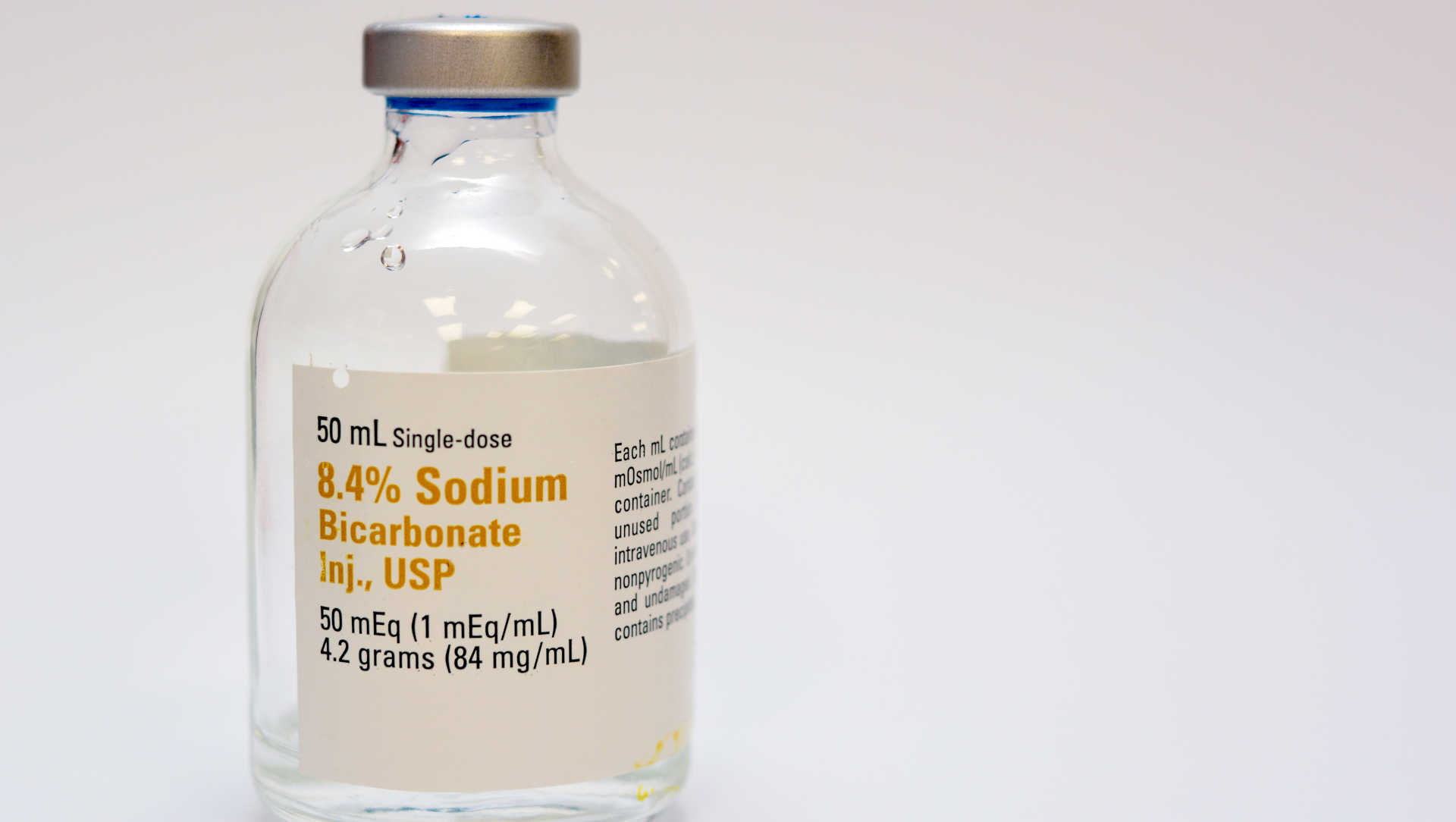 8.4% sodium bicarbonate vial