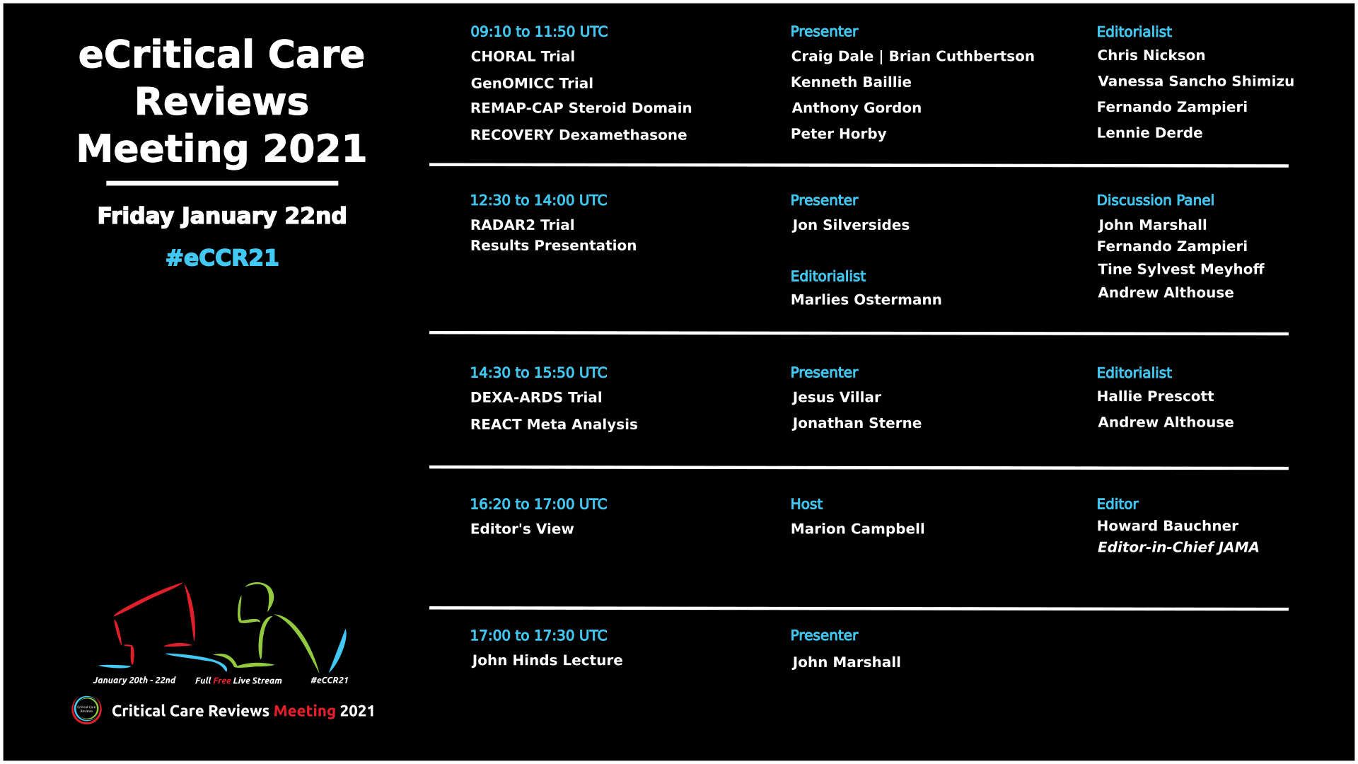 eCCR21 Meeting Programme Day 3