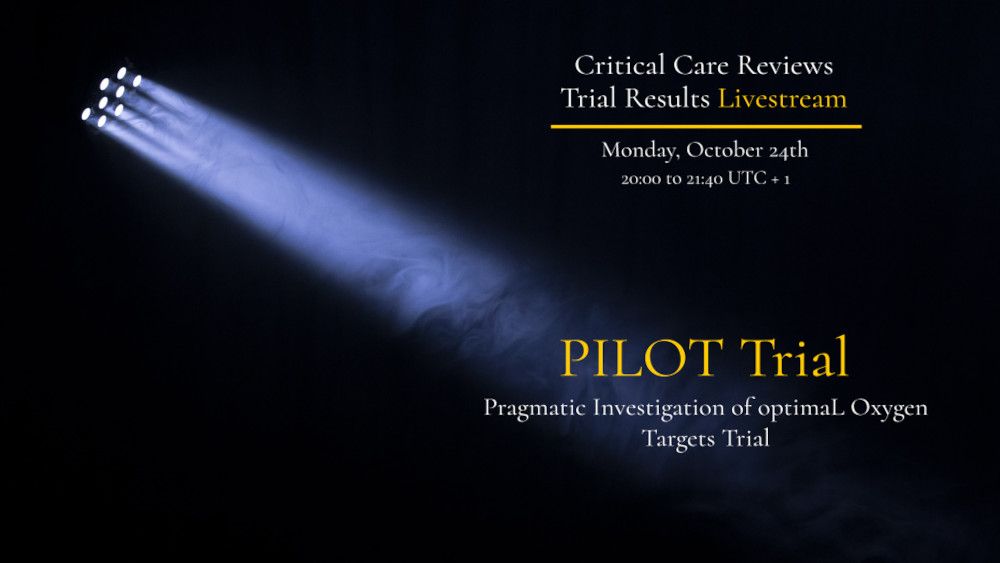 PILOT Trial Result Livestream Flyer